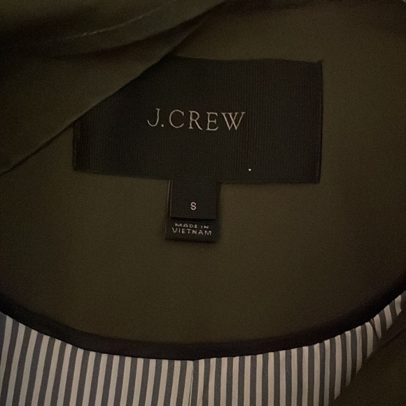 [J Crew] Waxed Cotton Belted Trench Coat - Picture 4 of 10